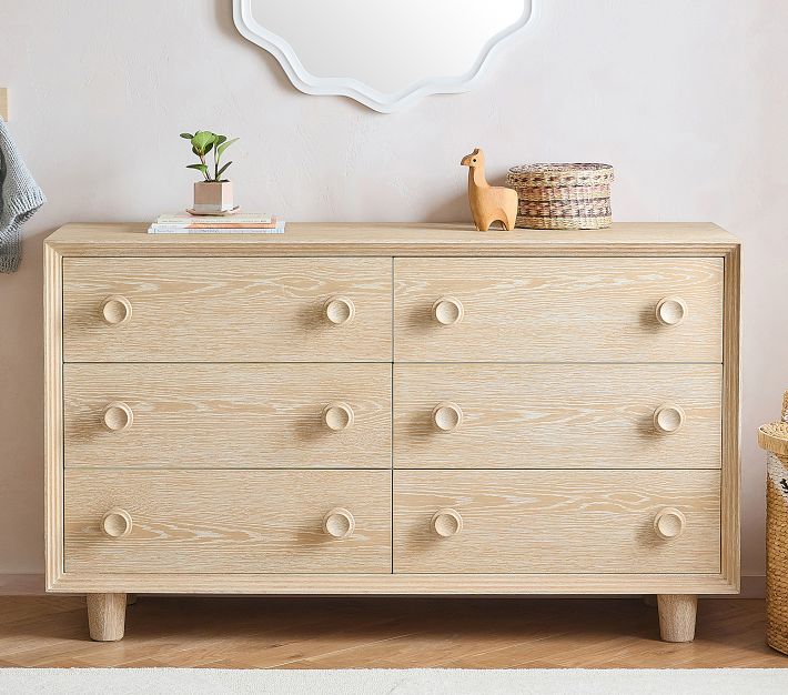 white christmas dresses Tanner 6-Drawer Dresser Warm White main image 0