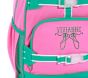 Mackenzie Solid Pink With Green Trim Backpacks