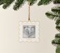 Baby's First Christmas Scallop Enamel Frame Ornament