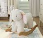 Sherpa Bunny Plush Nursery Rocker
