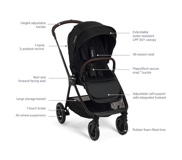 Nuna TRIV™ Next Stroller – Compact & Versatile | Pottery Barn Kids