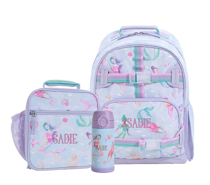 Mackenzie Rainbow Mermaid Glow-in-the-Dark Backpack Bundle, Set of