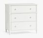 Open Box: Elsie 3-Drawer Dresser (35"W x 20"D) - Simply White