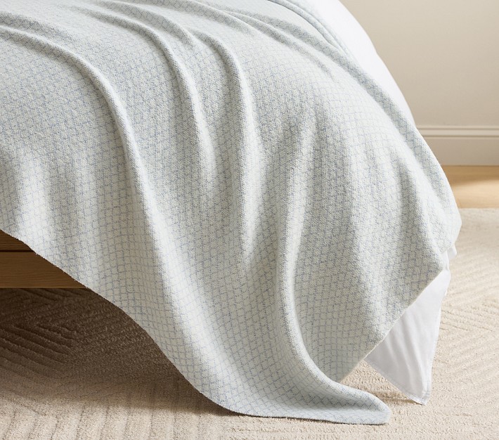 Diamond Bed Blanket – Plush & Cozy | Pottery Barn Kids