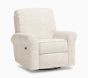 Open Box: Comfort Swivel Glider Power Recliner - Eco Performance Weave Oatmeal