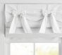 Open Box: Evelyn Bow Valance Cordless Blackout Roman Shade (32"W x 64"L)  - White
