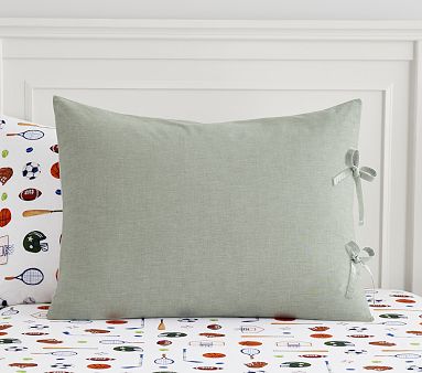 Chambray Reversible Organic Standard Sham