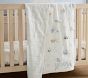 Avery Animals Oversized Organic Muslin Baby Blanket