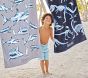 Shark Attack Kid Beach Towel UPF 50+