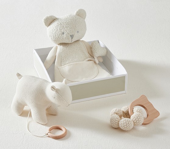 Natural Baby Critter Stacker Toy | Pottery Barn Kids