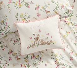 AERIN Embroidered Fawn Personalized Pillow