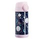 Mackenzie Pink Navy Glow-in-the-Dark Moons Water Bottles