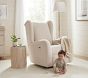 Plush Wingback Swivel Glider Recliner
