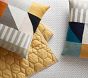 west elm x pbk Divided Squares Crewel Sham