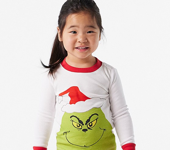 Dr. Seuss's The Grinch™ Face Organic Cotton Pajama Set
