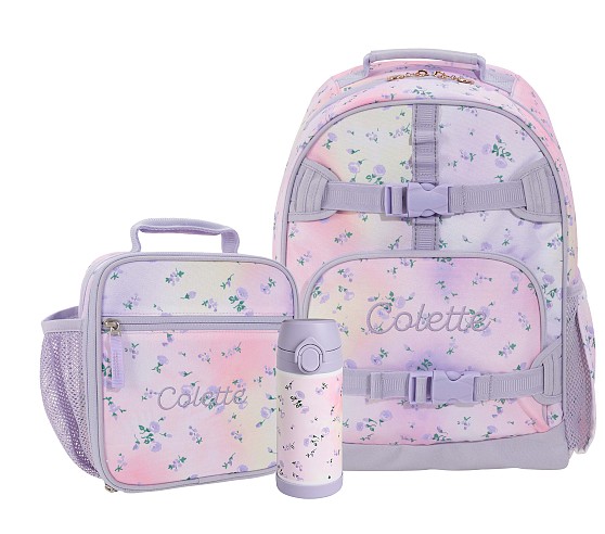 Open Box: Mackenzie Navy Pink Multi Hearts Backpacks | Pottery