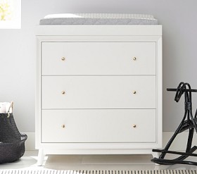 Sloan Changing Table Dresser & Topper | Pottery Barn Kids