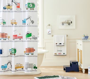 Busy Trucks Bathroom