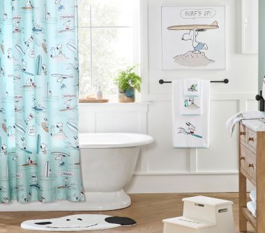 Snoopy Surf Bathroom