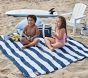 Navy Stripe Picnic Blanket
