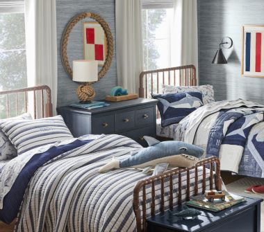 Serene Sailing Coastal Bedroom