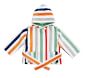 Rugby Stripe Kid Beach Robe