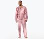 Adult Silky Tencel Check Pajama Set