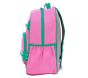 Mackenzie Solid Pink With Green Trim Backpacks