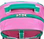 Mackenzie Solid Pink With Green Trim Backpacks