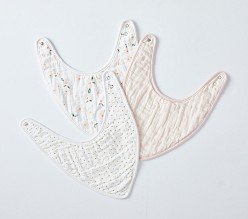 Meredith Muslin Drool Bib Set
