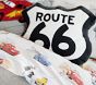 Disney and Pixar <em>Cars</em> Route 66 Shaped Pillow