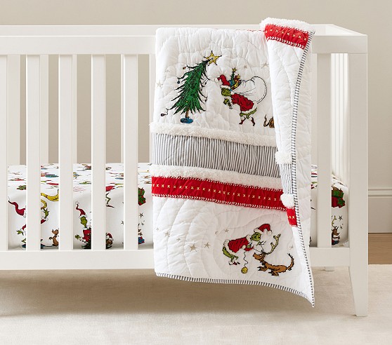 Couette Pottery Barn The Grinch – Taille Queen/Full – Enfants – Occasion Avec Défauts (à Lire)