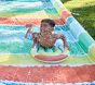 Rainbow Stripe Inflatable Water Slide