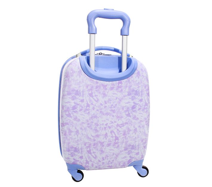 Mackenzie Lavender Heart Tie Dye Luggage | Pottery Barn Kids