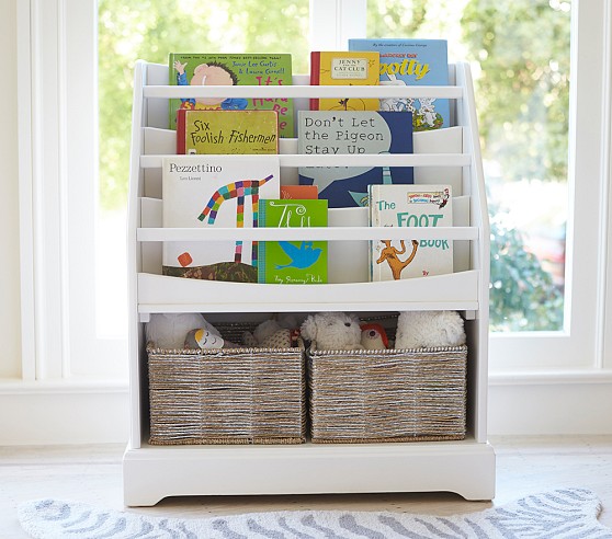Cameron Extra-Wide Media Wall System | Playroom Storage | Pottery