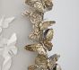 Monique Lhuillier Round Butterfly Metal Mirror (31")