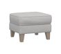 Open Box: Charleston Ottoman - Performance Linen Blend, Gray