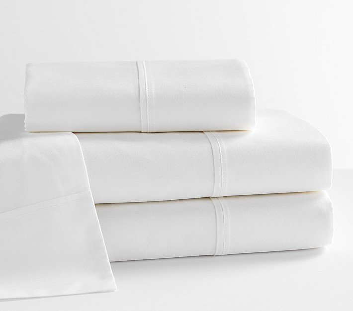 Design Crew Basics 200-Thread-Count Organic Sheet Set, Twin
