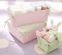Bailey Side Tie Storage, Small Box, Pink Dot
