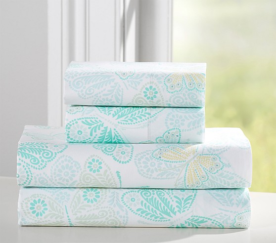 Ava Butterfly Sheet Set & Pillowcases