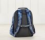 Mackenzie Navy Madras Plaid Backpack
