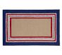 Tailored Striped Rug - Navy/Red