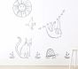 west elm x pbk Animal Parade Wall Decal