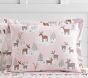 Winter Reindeer Flannel Duvet Cover &amp; Shams