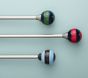 Rugby Stripe Finials & Hardware Set