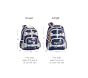 Mackenzie Navy Rainbow Foil Unicorn Backpacks