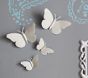 White Tin Butterflies