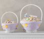 Lavender Seersucker Easter Basket Liners