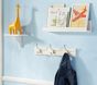 Hayden Pedestal Shelf, Ledge & Hook Rack