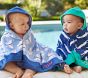 Allover Alligator Baby Beach Hooded Towel UPF 50+